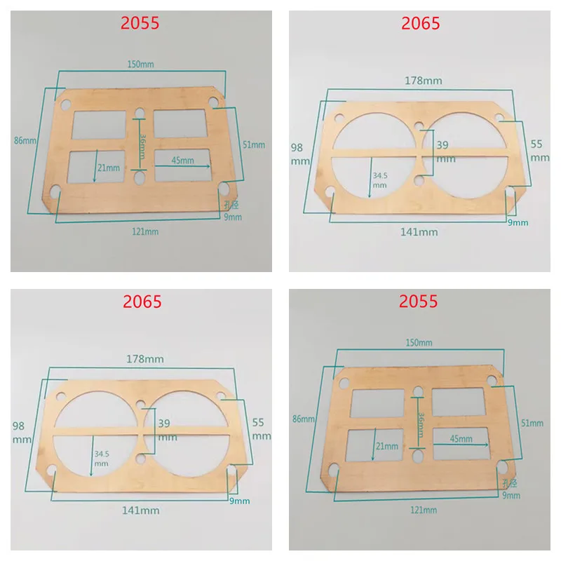 1 Piece Air Compressor Electric Pump Parts Compressor Cylinder Head Copper Gasket High Temperature Metal Gaskets