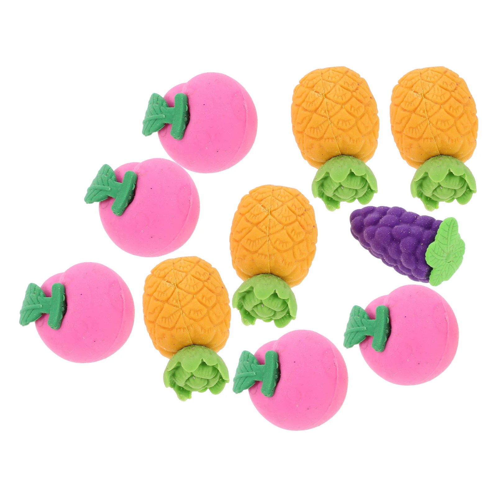 10 個の果物野菜消しゴム鉛筆かわいい消しゴム子供用教室のご褒美パーティーの記念品新学期用品
