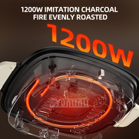 Household Grill BBQ Machine Portable Frying Pan Stove Barbacoa Coreana Parrilla Electrica Para Cocinar