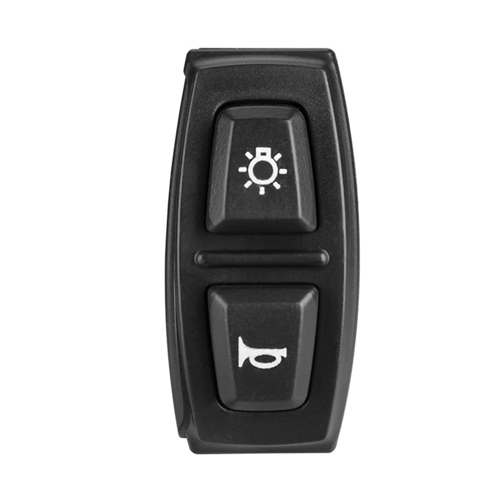 

3-контактный водонепроницаемый двухкнопочный электрический переключатель для велосипедных фар и управления динамиком, совместимый с электромобилем, скутером
