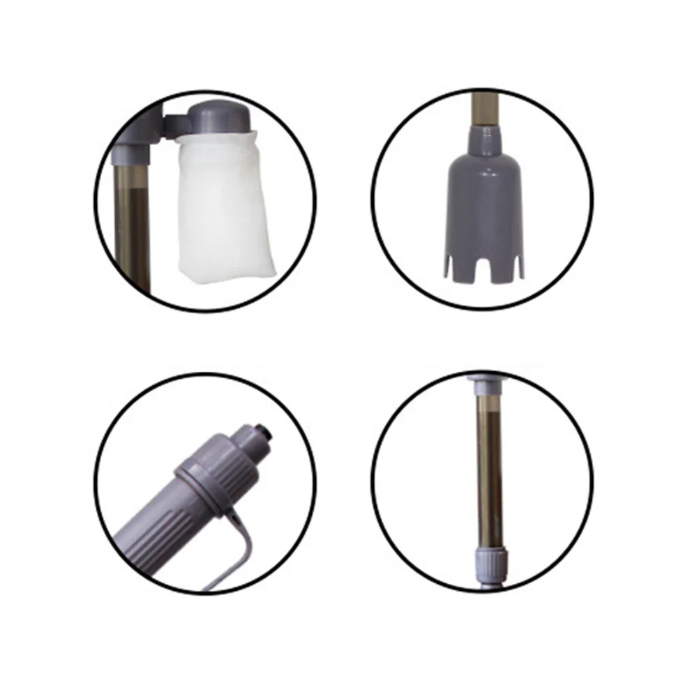 

Aquarium Syphon Fish Tank Vacuum Gravel Cleaner with Adjustable Height for Easy Installation Efficient Bottom Cleaning Suitable