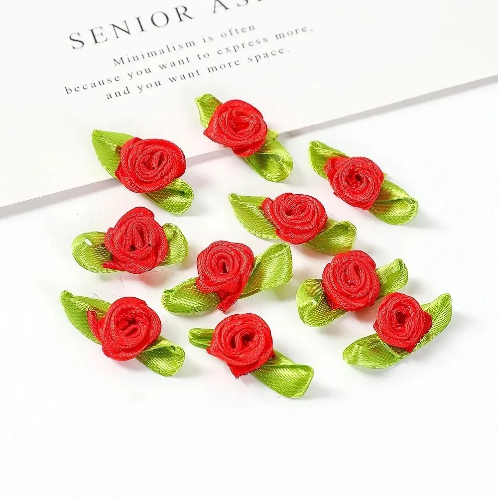100/200 Stück künstliche Rosenblütenköpfe Valentinstag Blumenstrauß Foto Requisiten Baby Braut Geschenk Party Muttertag Haarnadel Dekoration – Detail 10