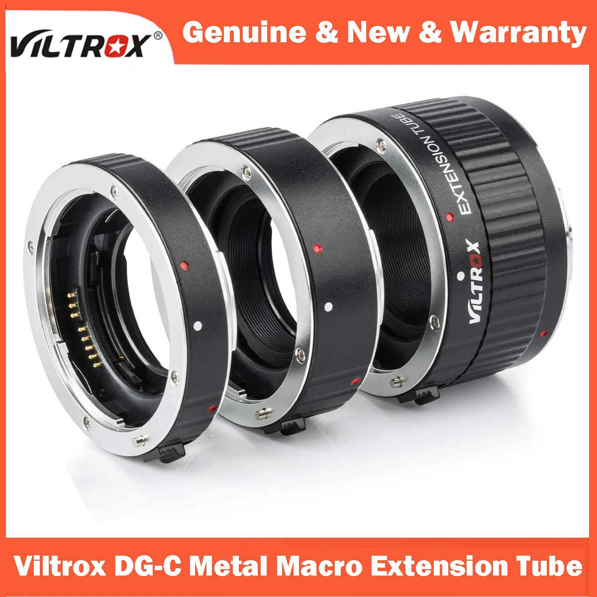 Viltrox DG-C Metal Mount Auto Focus Macro Extension Tube for Canon EF EF-S Lens DSLR Camera 760D 700D 80D 70D 5DII 5DIII 1300D