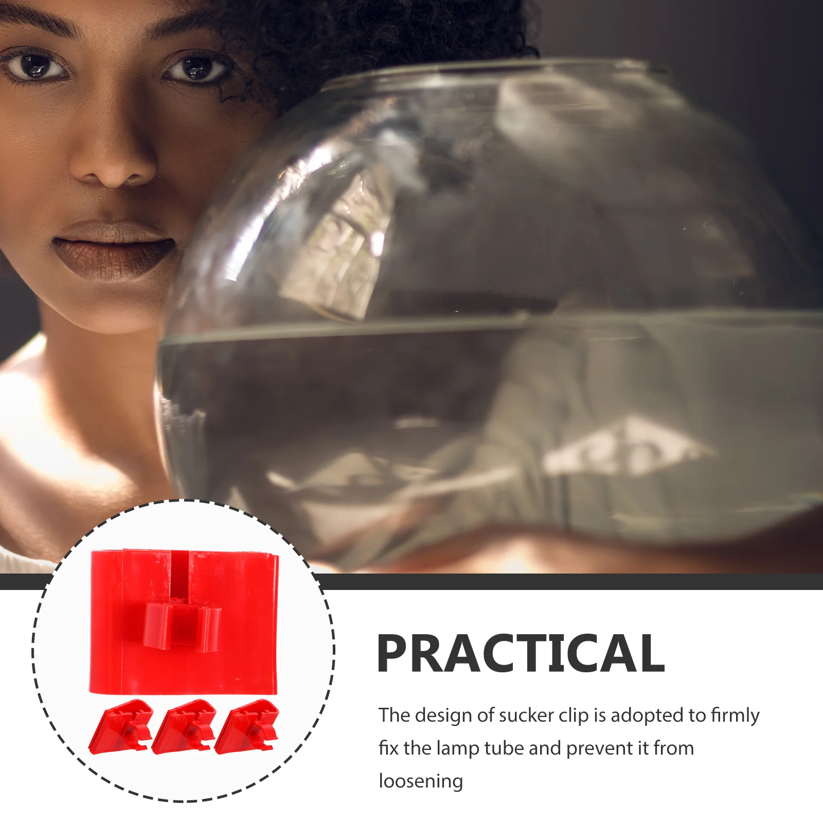 4 قطعة حامل ضوء حوض السمك مقاطع الثقيلة البلاستيك خزان الأسماك بين قوسين مصباح آمن الرف لإضاءة النباتات المائية