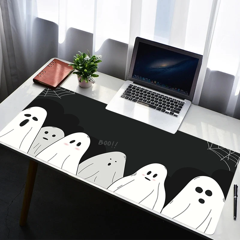 

Mouse Pad PC Non Slip Rubber Mousepad Laptop Gamer Cabinet Cartoon Keyboard Pad Office Computer Gaming Desk Ghost Mouse Mat