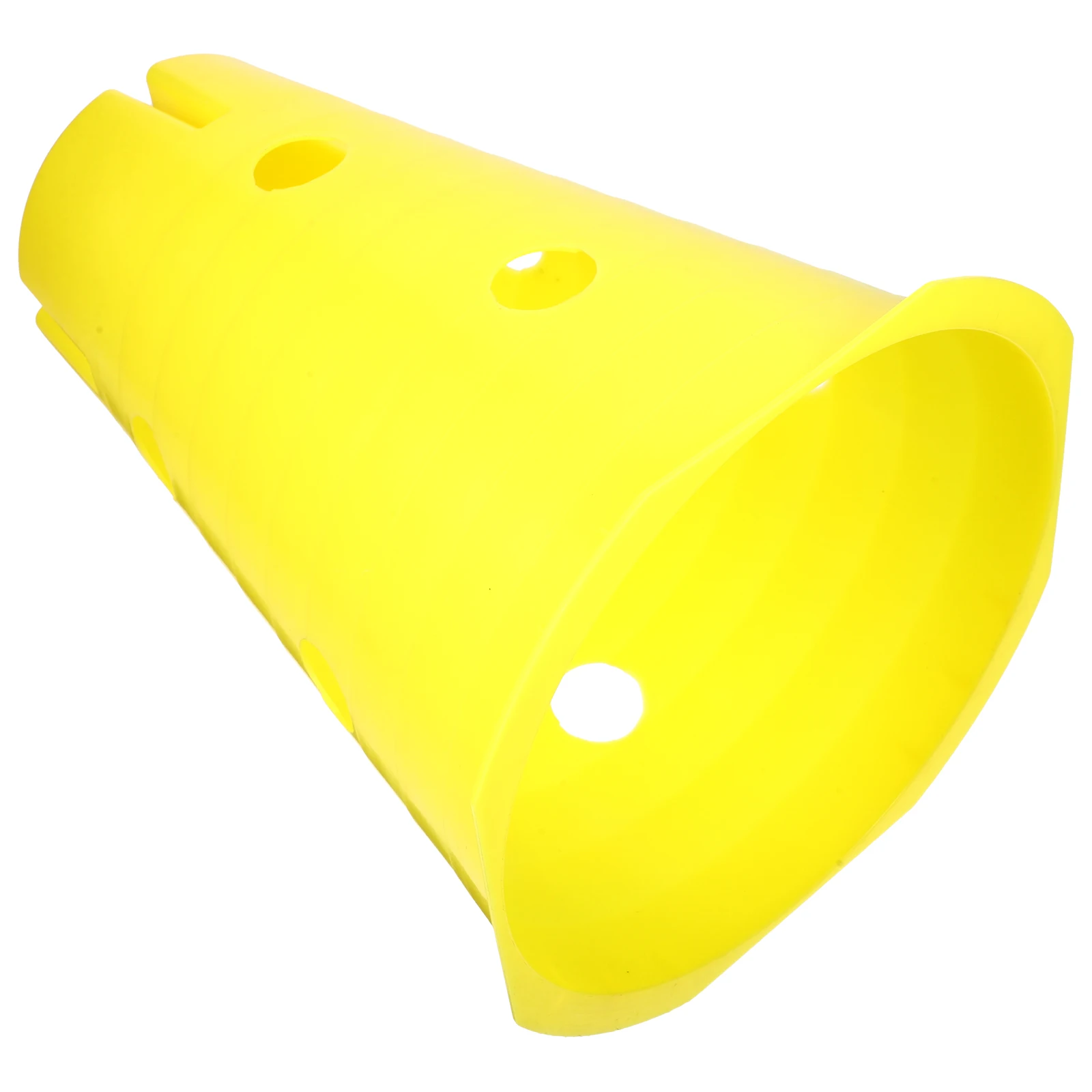 

32cm Yellow Cones Cones for Soccer Agility Drills Sports Practice Durable Soccer Party Favors PE Compact Stacking