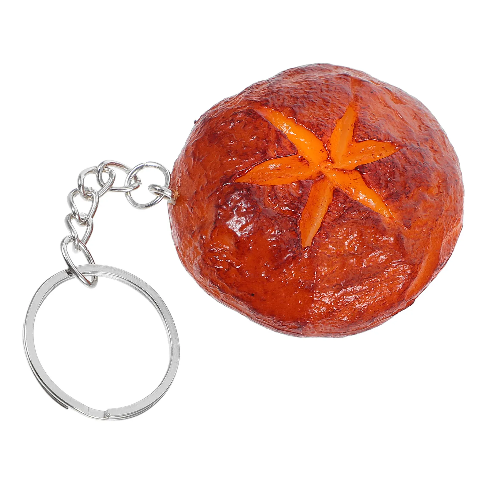 Roasted -Take Mushroom Keychain Realistic Food Pendant Decorative Bag Accessory Faux Food Keyring Mushroom Keychain for Men