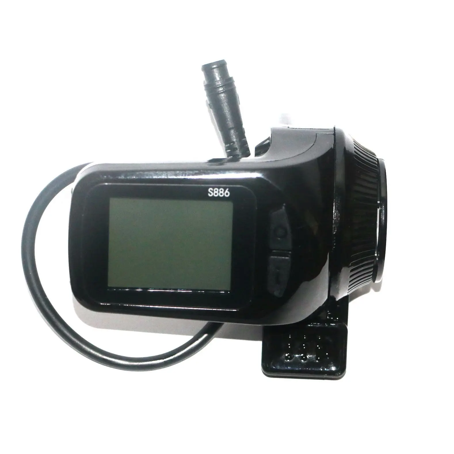 E-bike LCD Display Panel Thumb Throttle Electric Bicycle Scooter S886 5Pin 6Pin male Plug SM , 24V 36V 48V 52V 60V