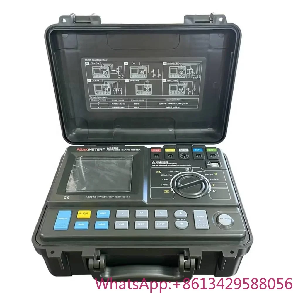 

Wholesale High Quality Dual Clamps Digital Earth Resistance Tester MS2307 With USB