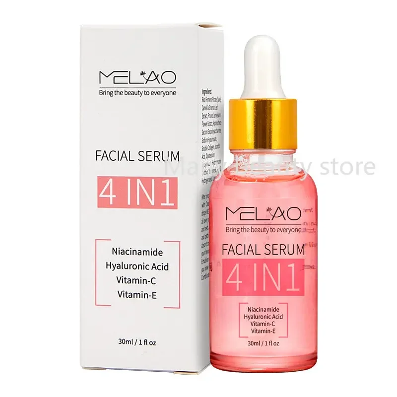 4 In 1 Niacinamide siero 30ml riparazione vitamina C vitamina E idratazione siero rassodante nutriente Anti-età sbiancante cura della pelle