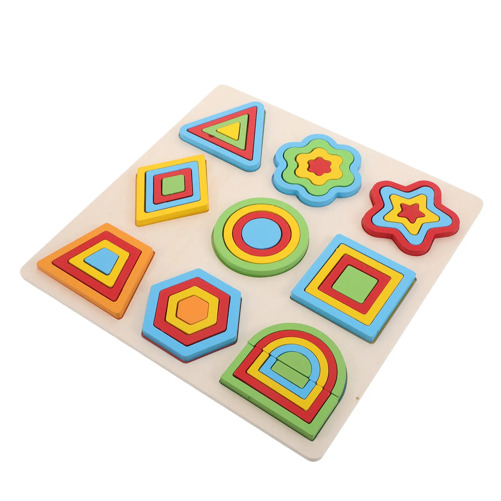 

Деревянная развивающая игрушка Монтессори: сортер для форм и цветов, с колышками, для дошкольников