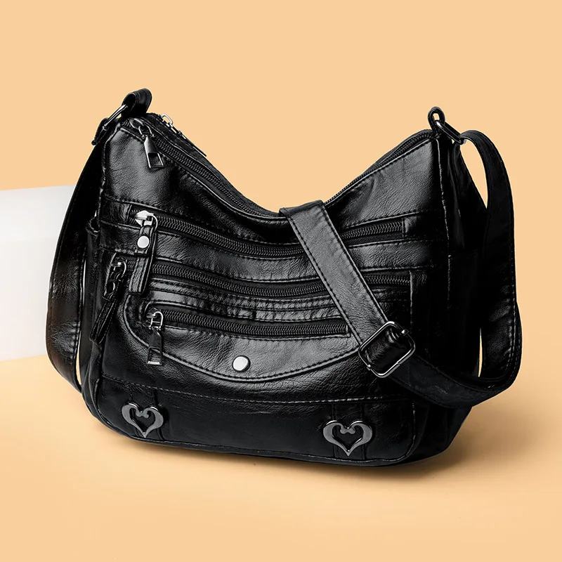 

Stylish Crossbody Bag Women Large Capacity Fashionable Shoulder Bag for Moms