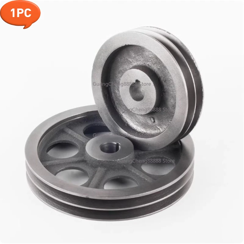

1PC A2 Triangular Belt Wheel Type A Double Groove Outside Diameter 250/280/300/320mm Cast Iron Motor Belt Disk Motor Accessories
