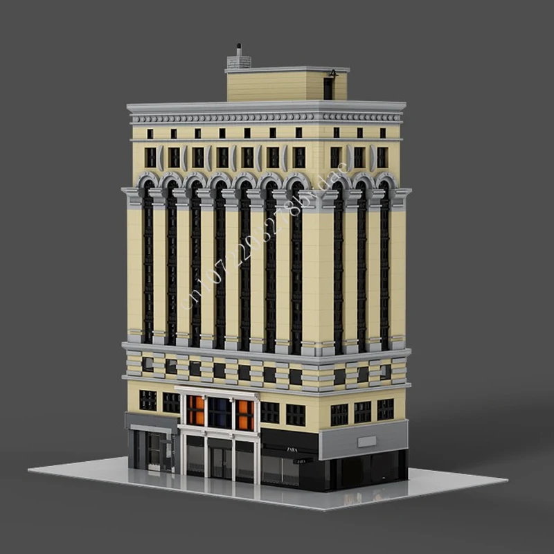 

6938PCS New York architecture1 MOC Creative street view Model Building Blocks Architecture DIY Education Assembly Model Toys