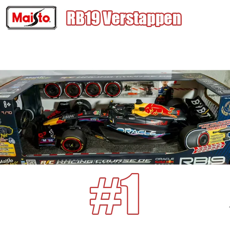 متوفر في المخزون مايستو F1 1:10 Rc ريد بول Rb19 فيستابن ميامي لاس فيغاس فيراري Sf-23 Leclerc ماكلارين Mcl38 محاكاة لعبة مجسمة هدية #2