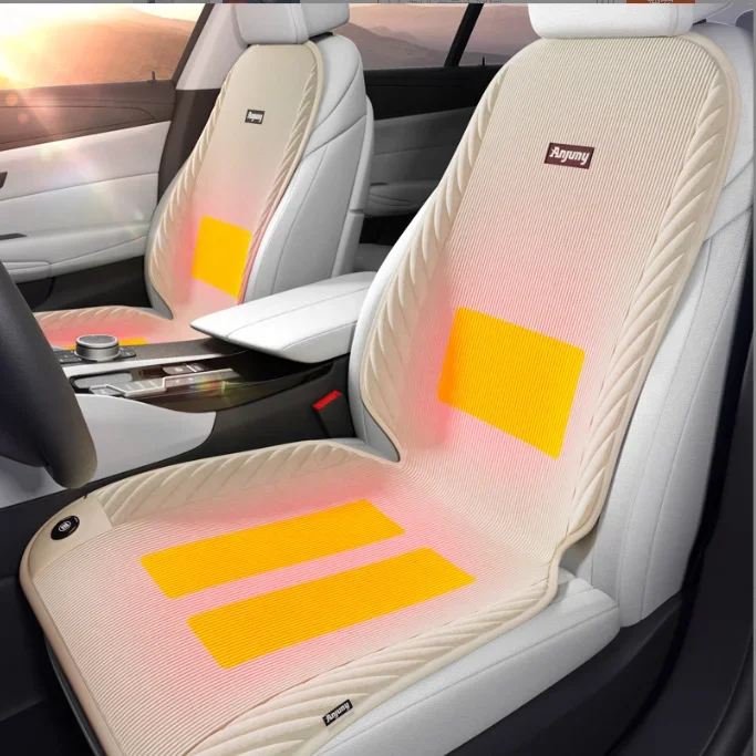 

Winter car heated seat cushion Universal seats Car electric heating seat cover Plush cushion keep warm Automotive Interior