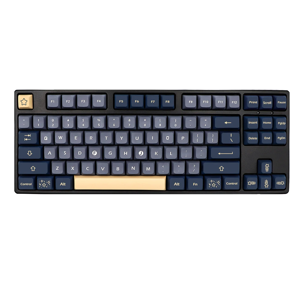 

GMK-KEY Stargaze Keycap XDA Keycaps For dz60/RK61/gk61/gk64/68/75/84/980/104 Keyboard gmk Key Cap 7u 2.25u/2.75u Split Spacebar