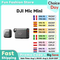 DJI Mic Mini (2 TX + 1 RX ) / (1 TX + 1 RX )Wireless Microphone with Intelligent Noise Cancelling High-Quality Audio