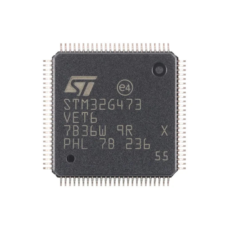 

5pcs/Lot STM32G473VET6 LQFP-100 ARM Microcontrollers - MCU Mainstream Arm Cortex-M4 MCU 170MHz 512Kbytes of Flash Math Accel,