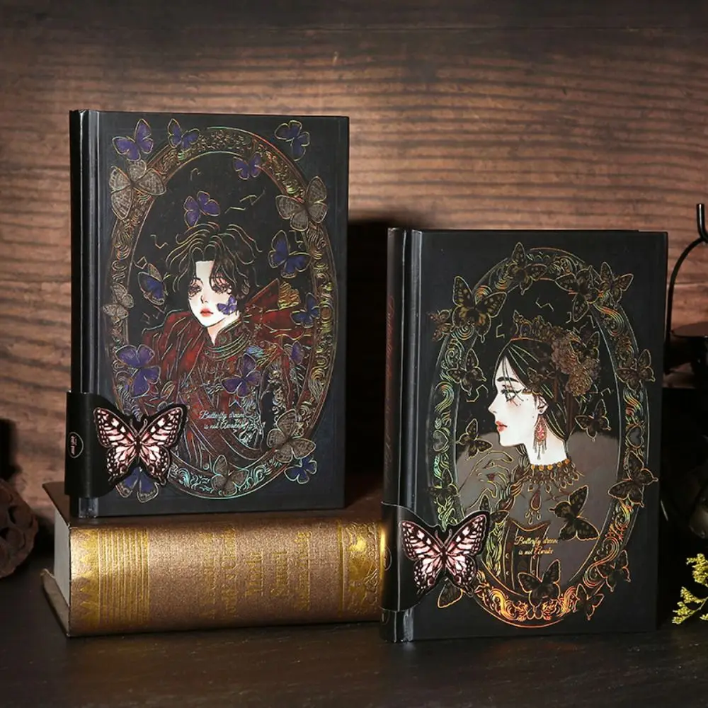 Gift Hand Ledger Gothic Notebook Retro Vintage Diary Book Hardcover Exquisite Notepad Student