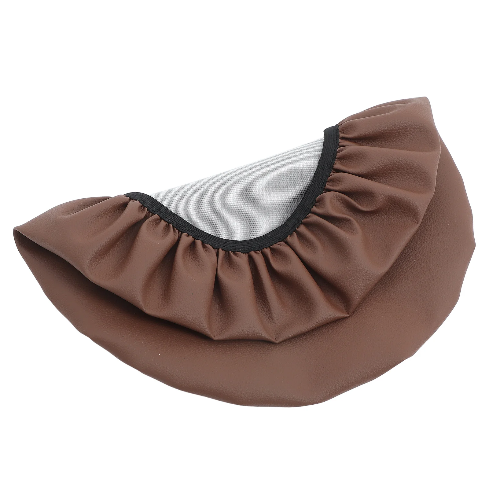 

Round Stool Seat Cover Waterproof PU Elastic for Office Chair Barstool Protector Diameter 34-35cm Slipcover