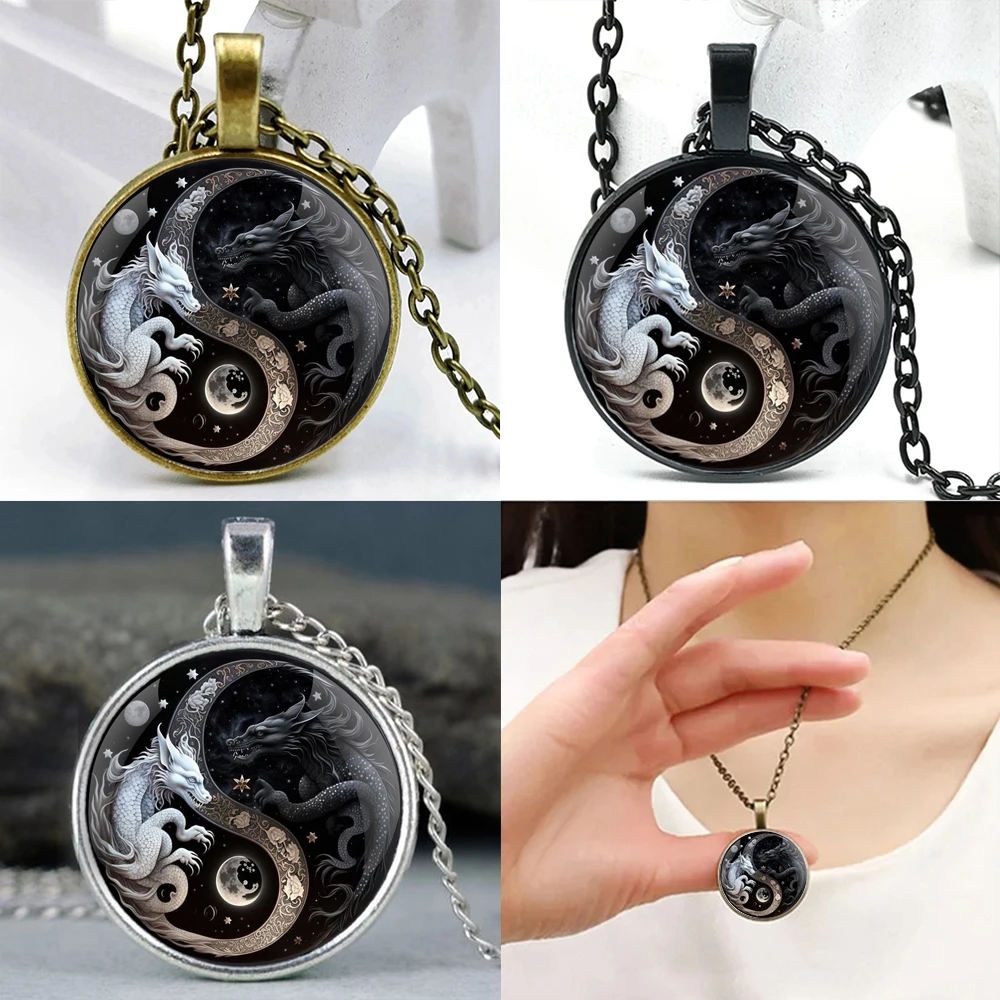 Arbitrary Choice Glass Dome Quartz Pocket Watch and Pendant Necklace Combination Package with Red Flannel Bag Souvenir Gift