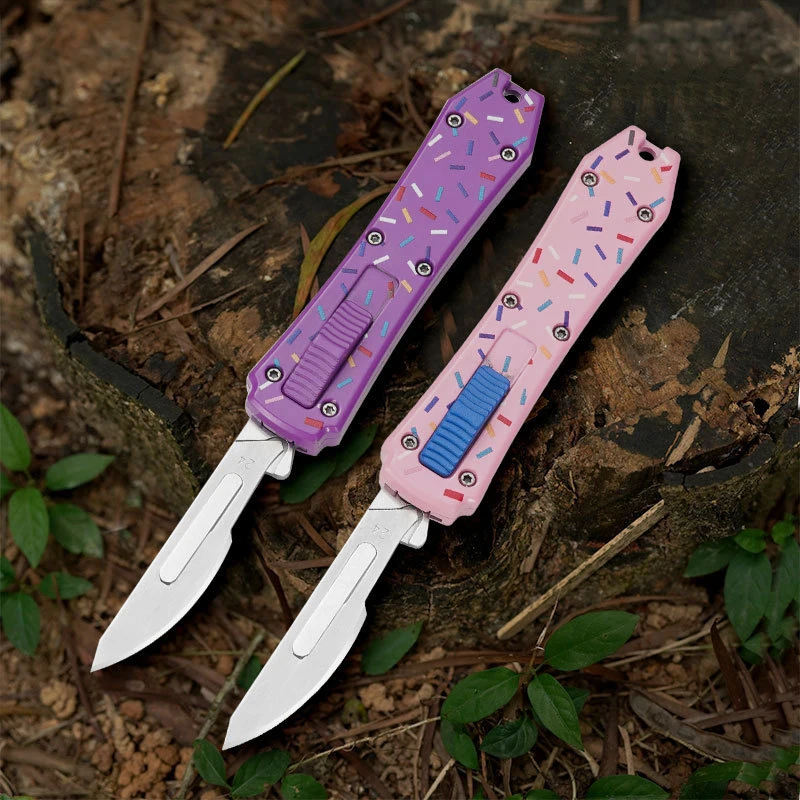 Advanced Multi-Functional Stainless Steel Knife Handle Tool (Blade No. 23), One-Piece Casting Design