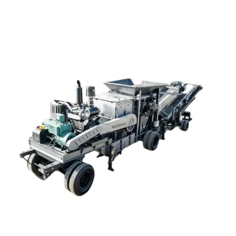 FOB Industrial Portable Jaw Crusher Machine For Quarry Rock Crushing High Output Mobile Stone Crushing Station For Work Use