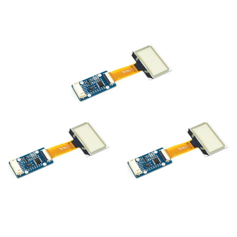 -A90P 3 Set 1.51 Inch Transparent OLED Blue Display Module 128X64 SPI/I2C Interface