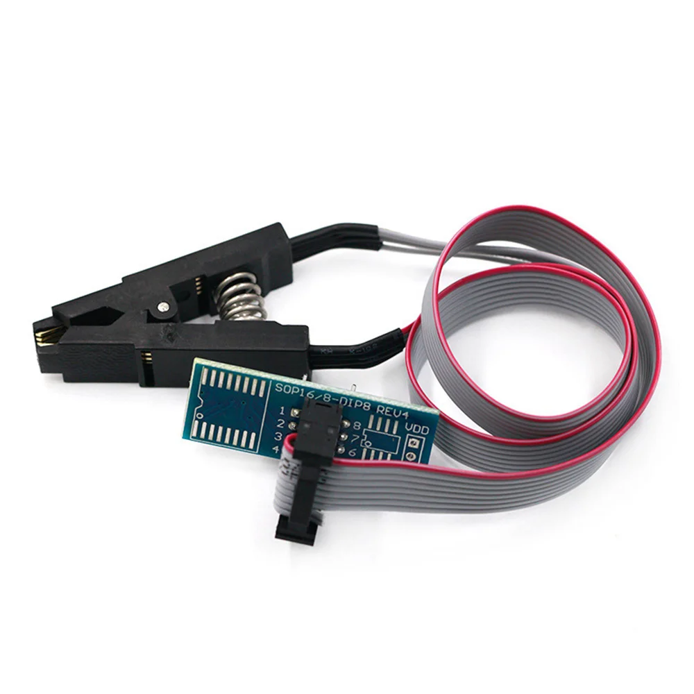 SOIC8 SOP8 Flash Chip IC Test Clips Socket Adpter BIOS/24/25/93 programmatore per arduino