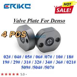 4PC Injector Valve Orifice Plate 02# 04# 05# 06# 07# 10# 18# Valve Plate19# 29# 31# 32# 34# 36# for Denso 021# 509# 504# 507#