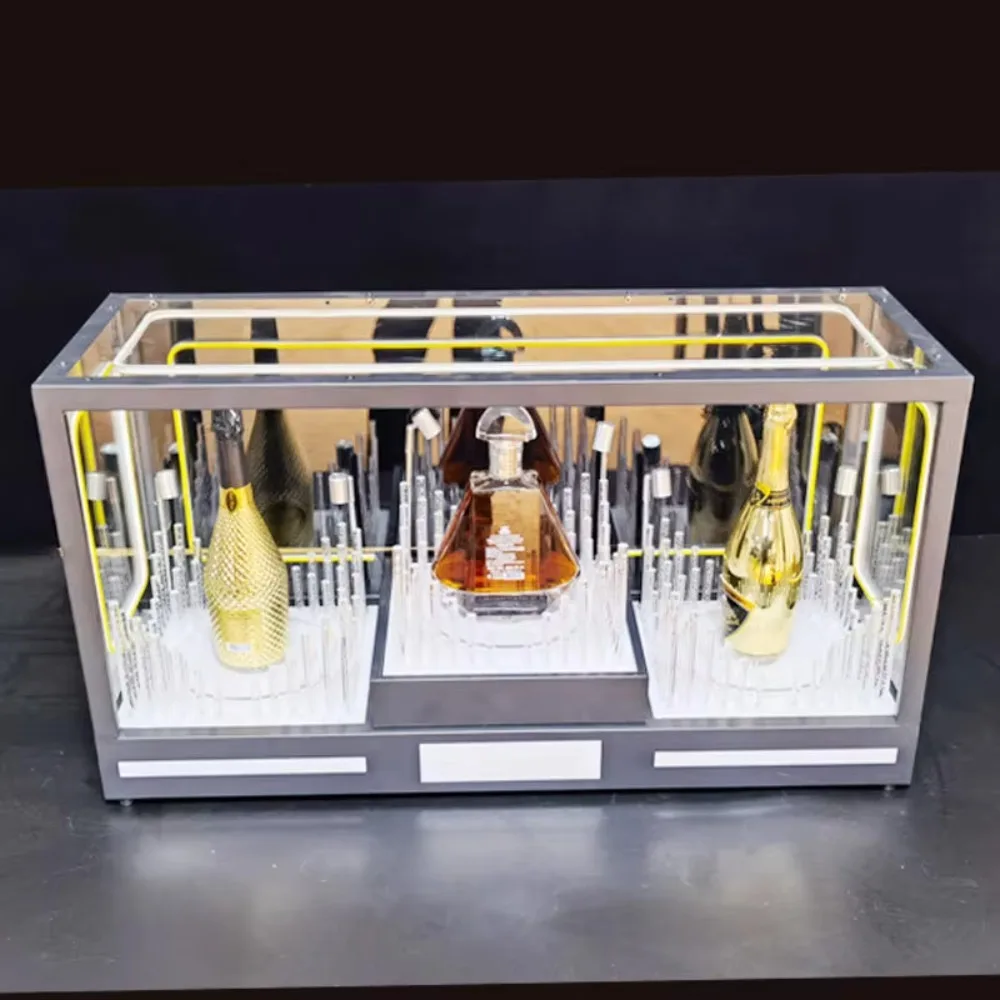 

European-style creative big three wine glass holder, small three wine rack and party decoration wine bottle rack