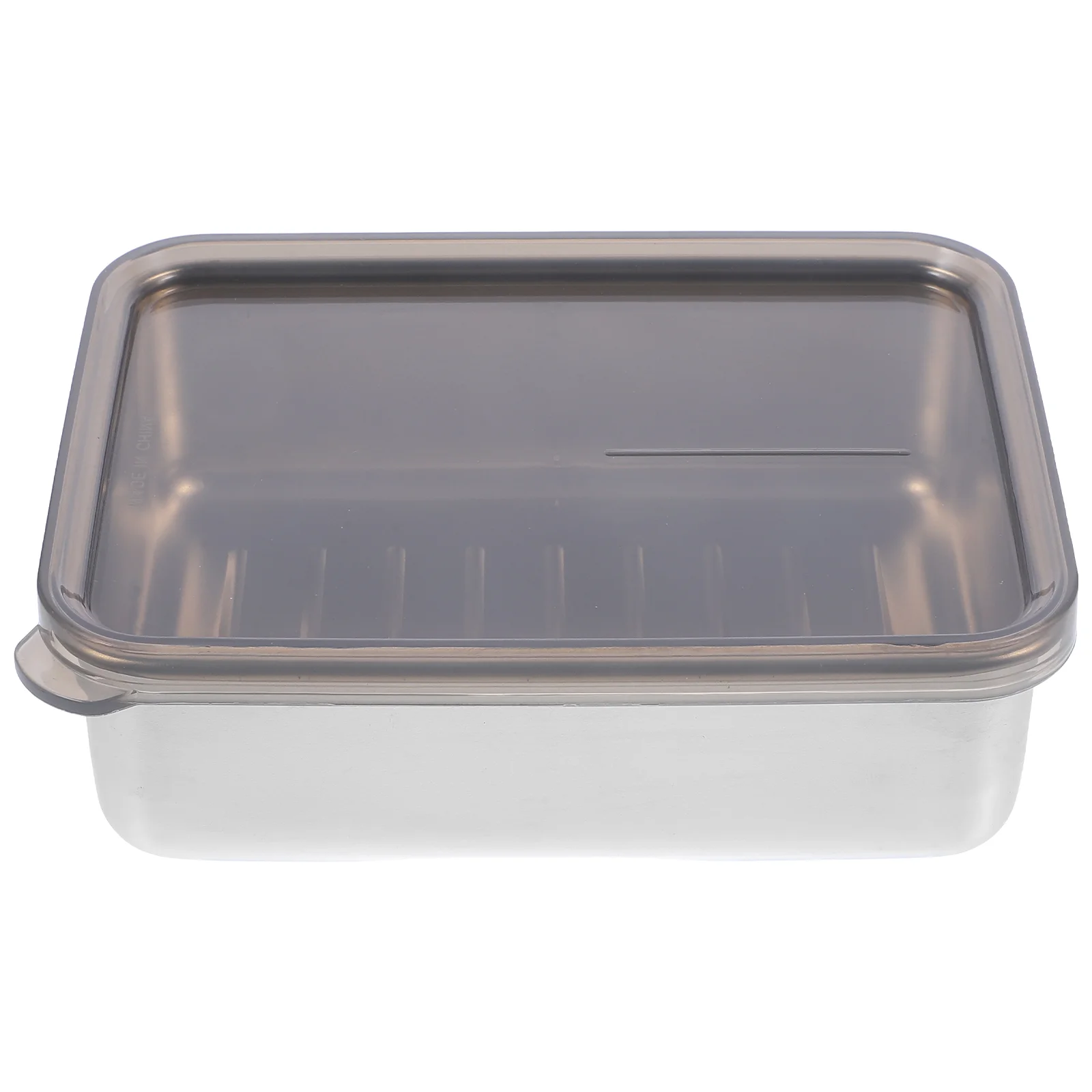 Stainless Steel Crisper Sealed Containers for Food Air Tight Cheese Portable Butter Cases Pp With Lid