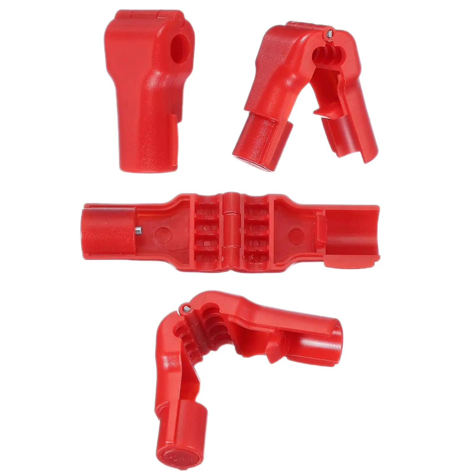 Retail Pegboard Hook Stopper Locks Red Easy Use Lock Set for Shop Supermarket Display Hooks Accessories
