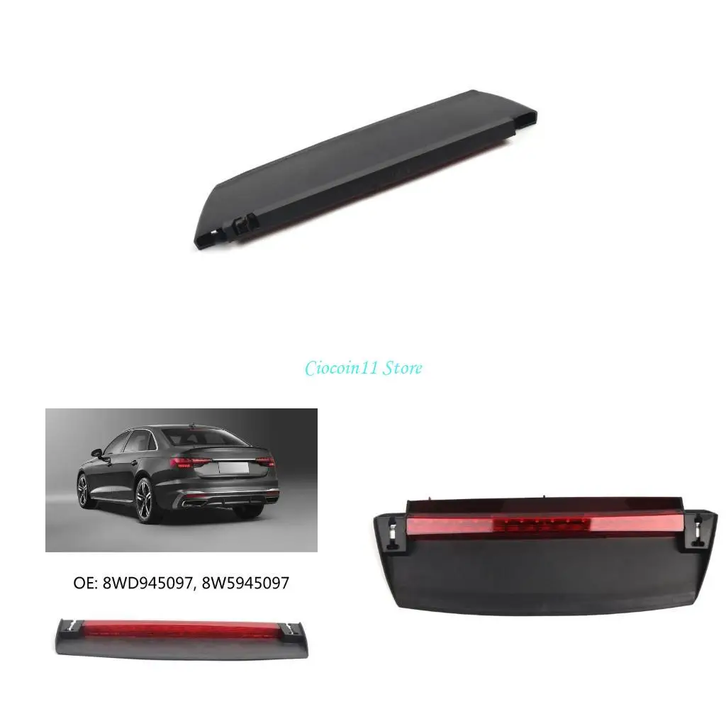 

Y1UB High Mount Third Stop Brake Lamp Brake Light Replacement Tail Rear Brake Lamp for 2016-2024 8WD945097 8W5945097