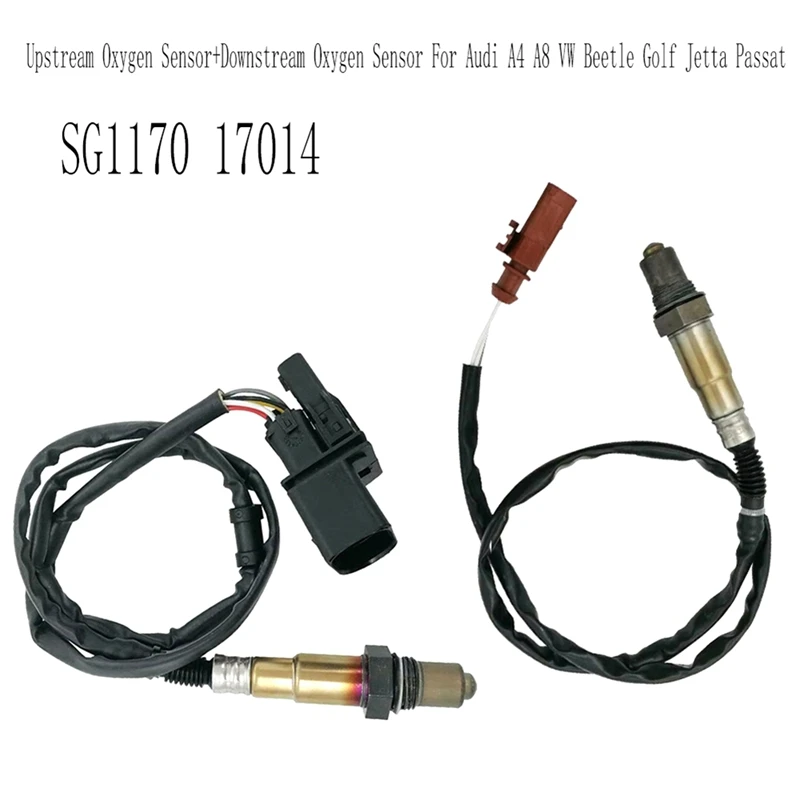 

Upstream Oxygen Sensor+ Downstream Sensor Kit For A4 A8 VW Beetle Golf Jetta Passat- SG1170 17014