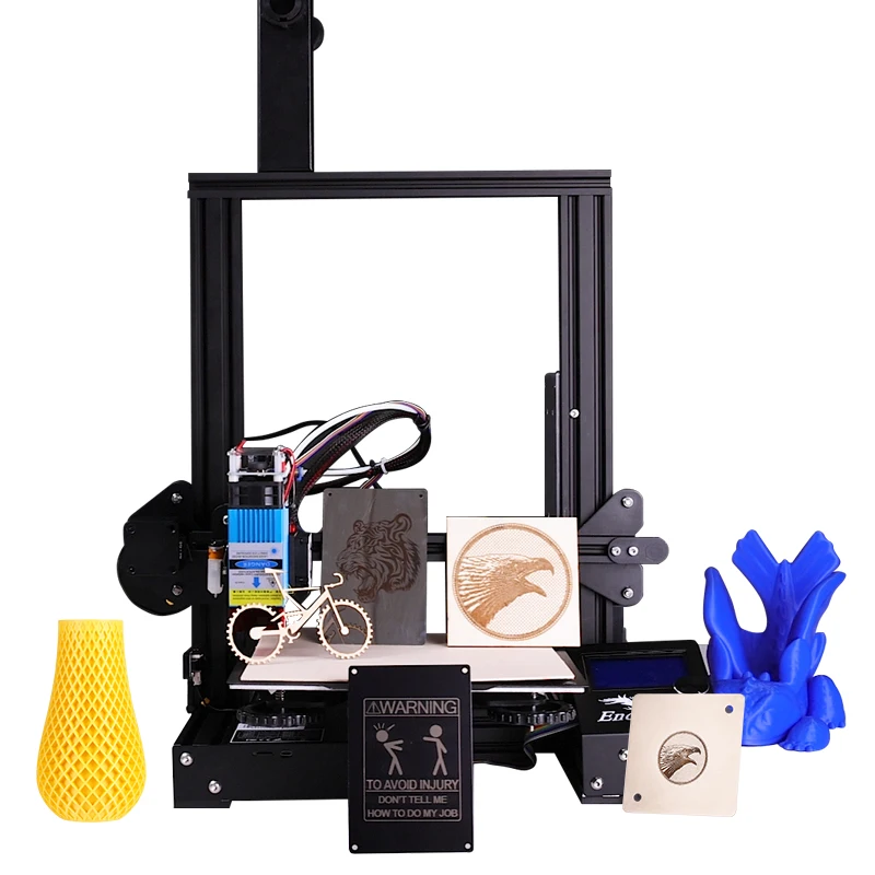 COMGROW-Kits de grabador láser comprimido, módulo de grabado de corte CNC para tallado de madera, Kit de fresado, piezas de impresora 3D, 48W, 3018