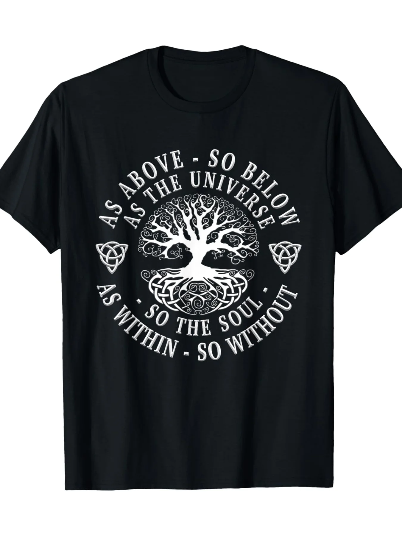 

Tree of Life Celtic Norse Myth T-Shirt 100% Cotton O-Neck Short Sleeve Summer Casual Mens T-shirt Streetwear