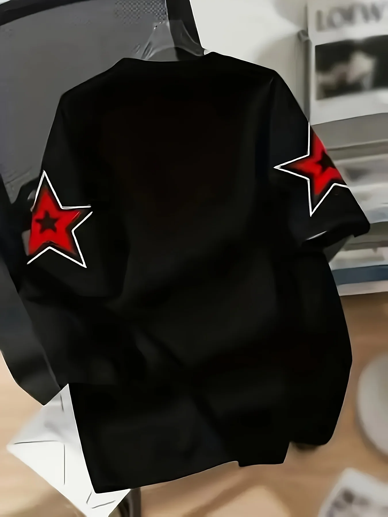 شيكاغو 88 عدد وأفق مميز تي شيرت أحمر أسود الحضرية الشارع الشهير جيرسي الترفيه كرة قدم رياضية جيرسي ملابس للرجال ﻿ تيز