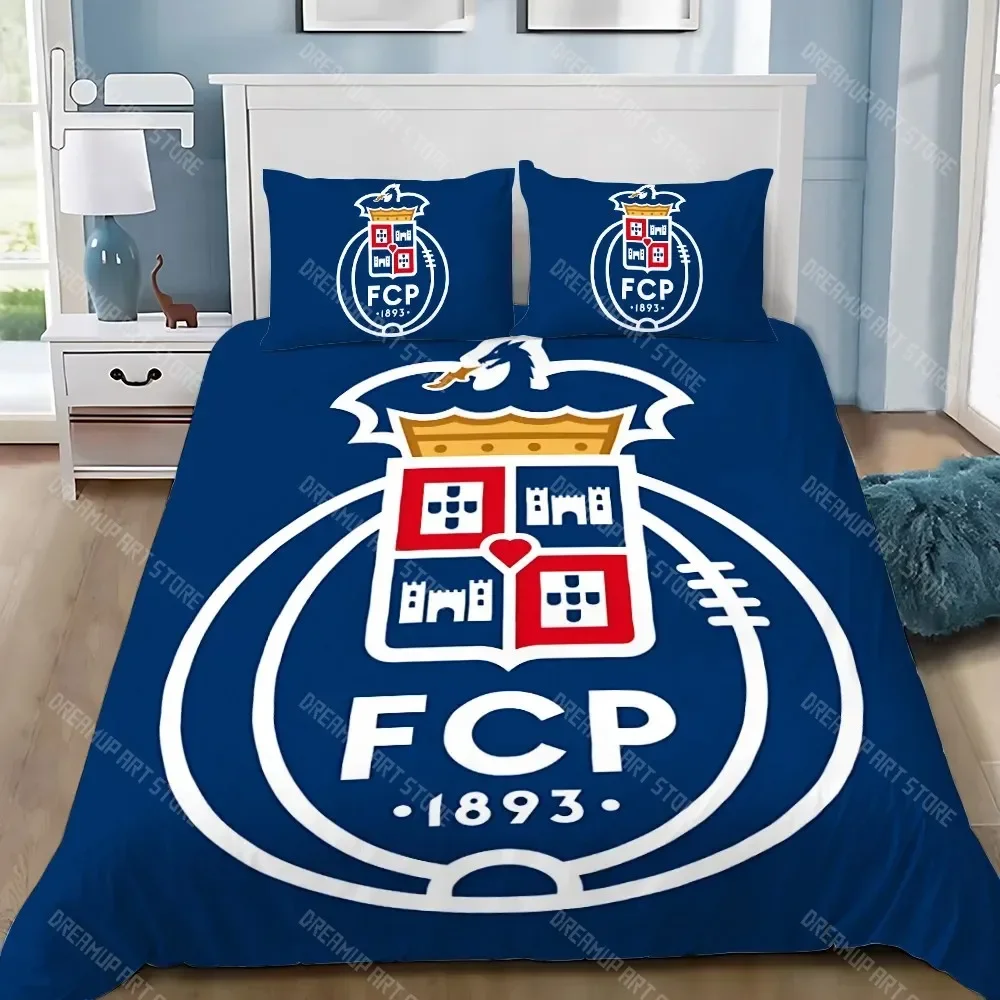 

Duvet Cover Pillowcase Bedding Set Football Club FC P-Portos Adult Boy Girl Bedroom Decoration Children Single Double Large Size