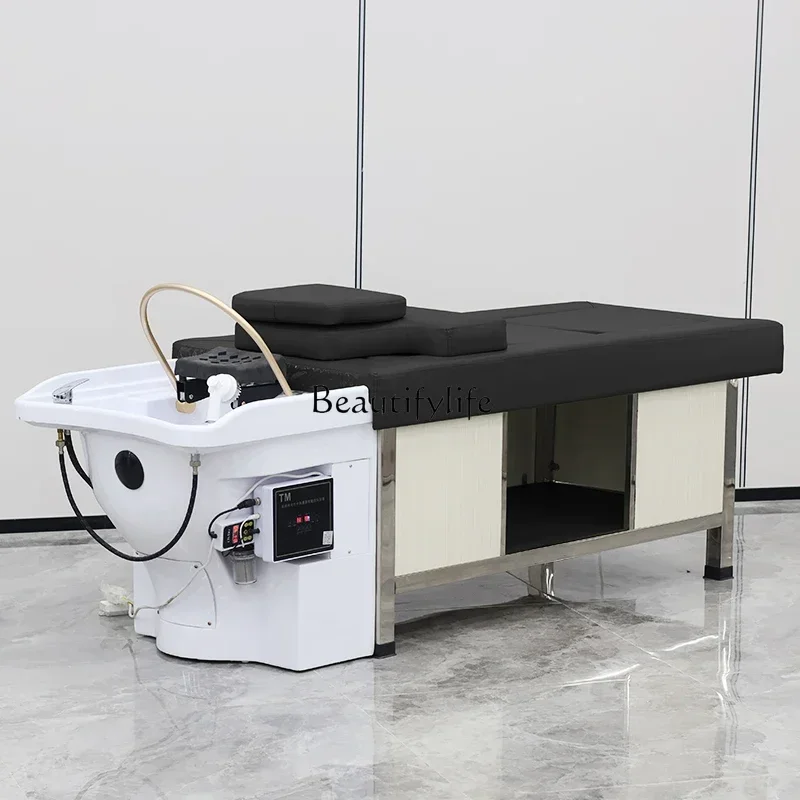 كرسي شامبو للعلاج بالرأس من LThai، سرير علاج لتدليك الجسم بالكامل وتبخير الدورة الدموية