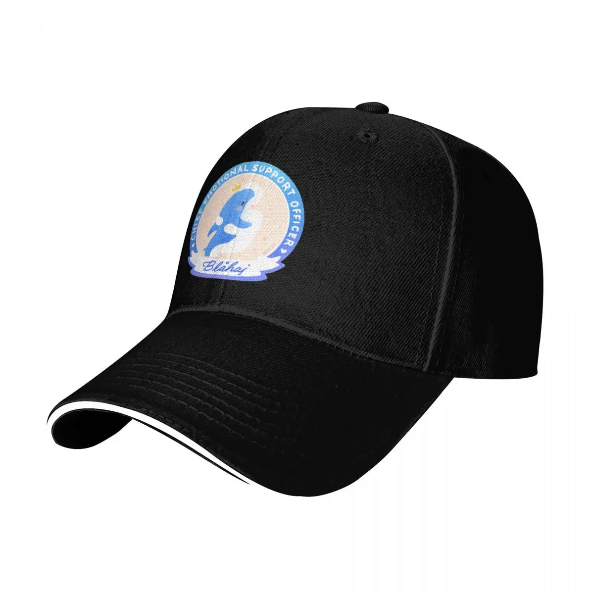 Blahaj: Chief Emotional Support Officer Badge Baseball Cap Men Women Casual Summer Sport Sun Cap