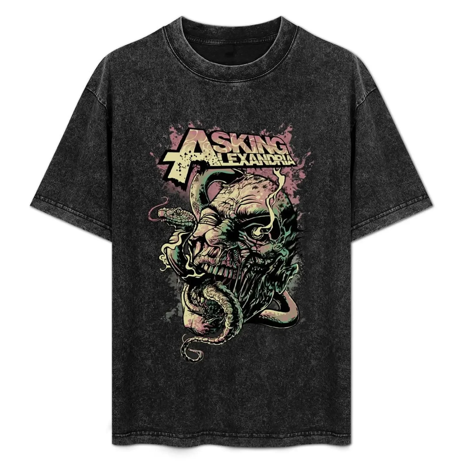 

Asking Alexandria Asking T-Shirt No Iron Casual Short Sleeve Top