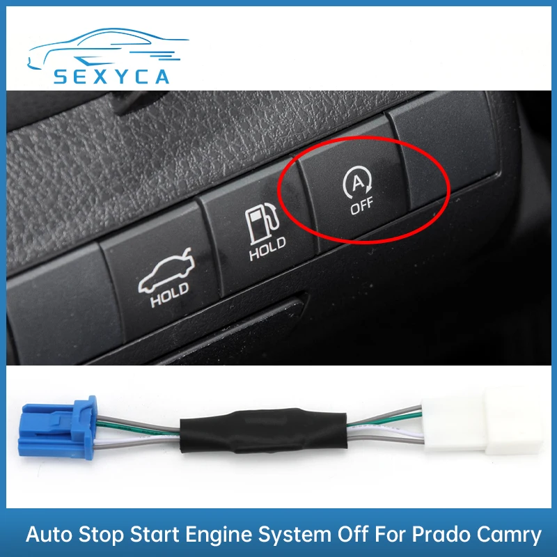 Car Automatic Stop Start Engine System Off Device Control Sensor Plug Cable For Toyota Prado Camry 18Y Later Stop Canceller