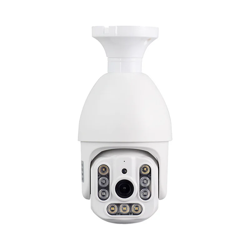 2MP 1080P Tuya APP E27 Full Color Wireless PTZ IP Dome Camera AI Humanoid Detection Home Security CCTV Baby Monitor