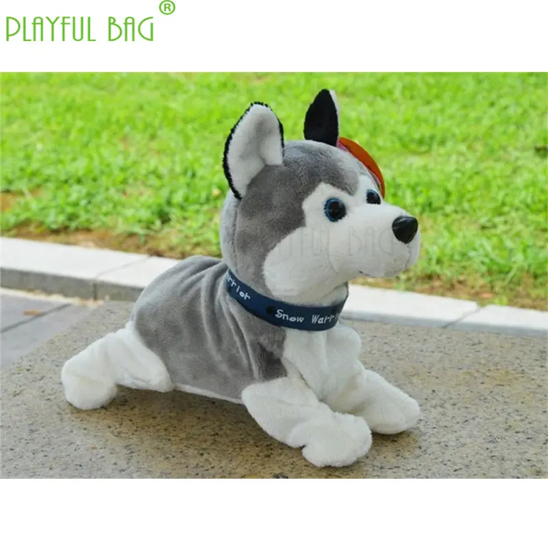 Giocattoli elettronici divertente controllo del suono elettronico cane da compagnia peluche giocattoli husky siberiano per bambini regali di compleanno VD113