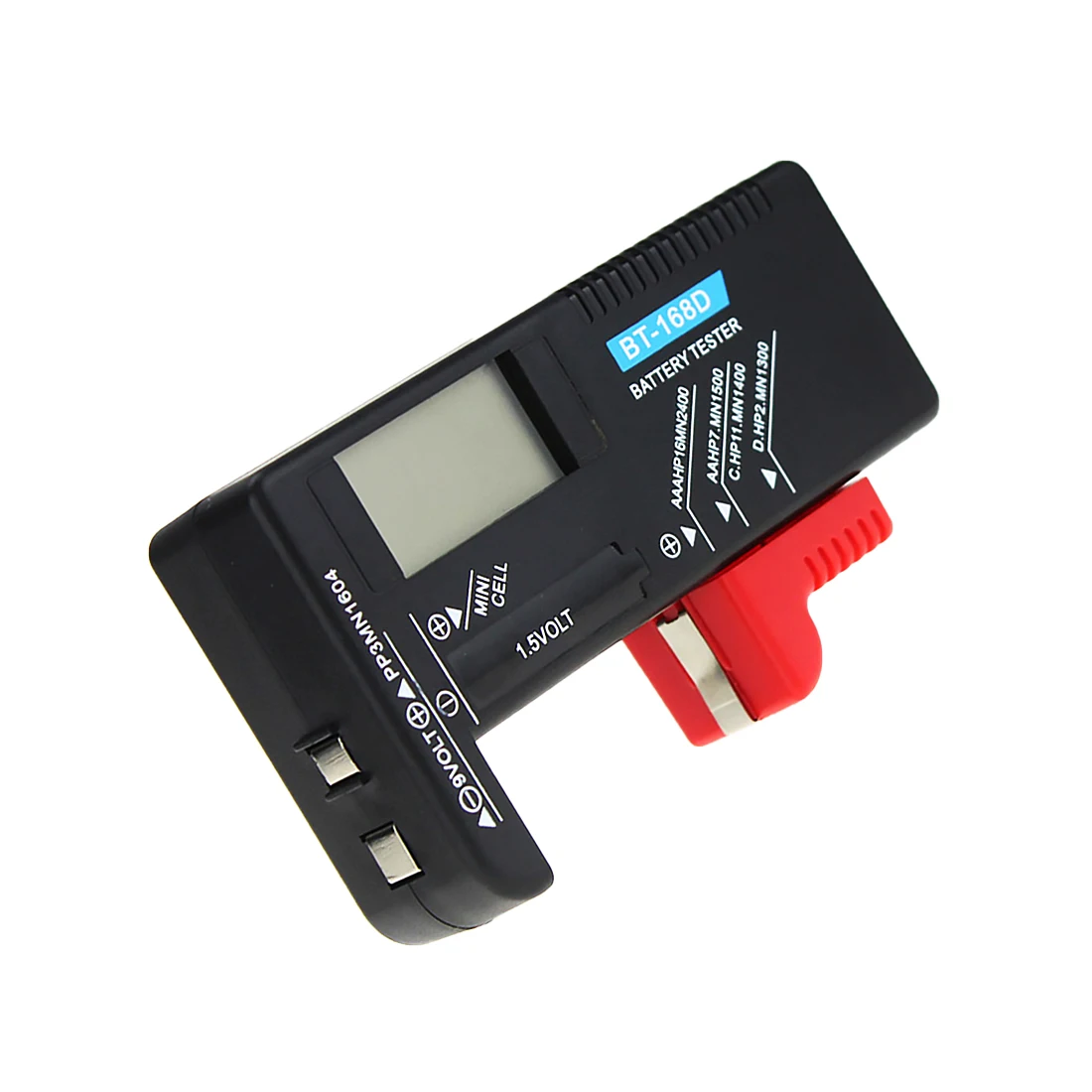 Digital Battery Tester Volt Checker for 9V 1.5V Button Cell Universal Rechargeable AAA AA C D Battery Testing Devic