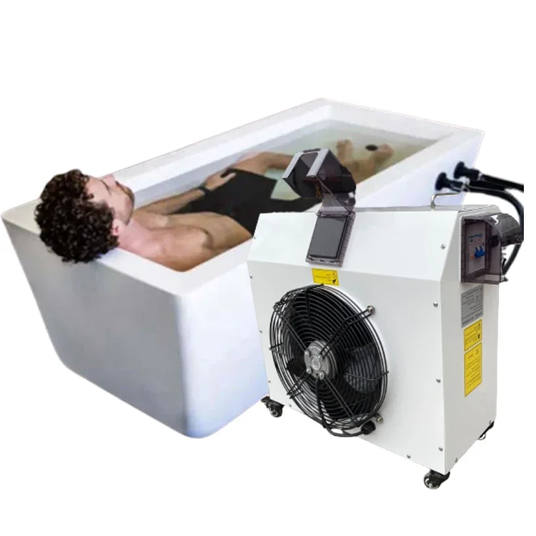 

Cold Water Therapy Ice Tub Sports Recovery Ice Bathtub Rehabilitation Acrylic Bathtub With Chiller Cooling Machine