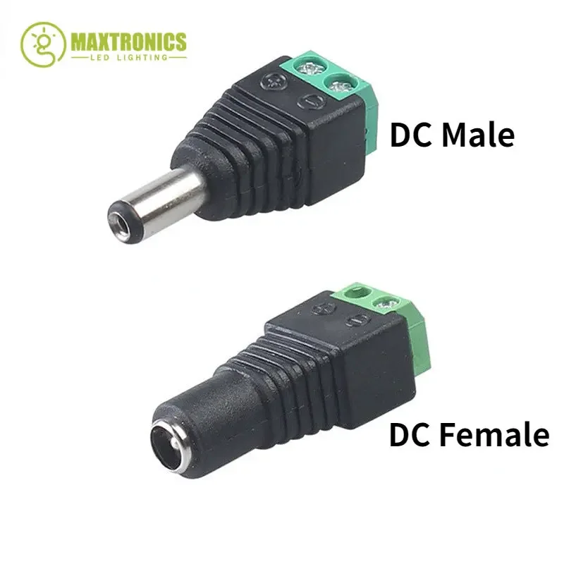 5/10/20 Stuks Dc Connector 5.5Mm X 2.1Mm Jack Socket Mannelijke En Vrouwelijke Led Adapter Voor Led Strip Licht Verbinding Cctv Power Convert