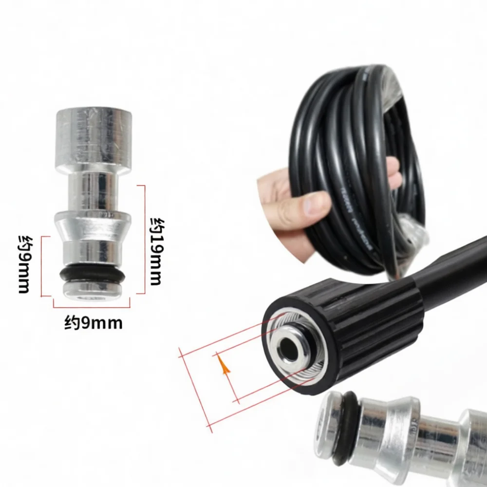 Pressure Washer Extension Hose For Yili Morgan Cleaning Machine Water Delivery Tube Durable Explosion Proof Water Pipe Accessory